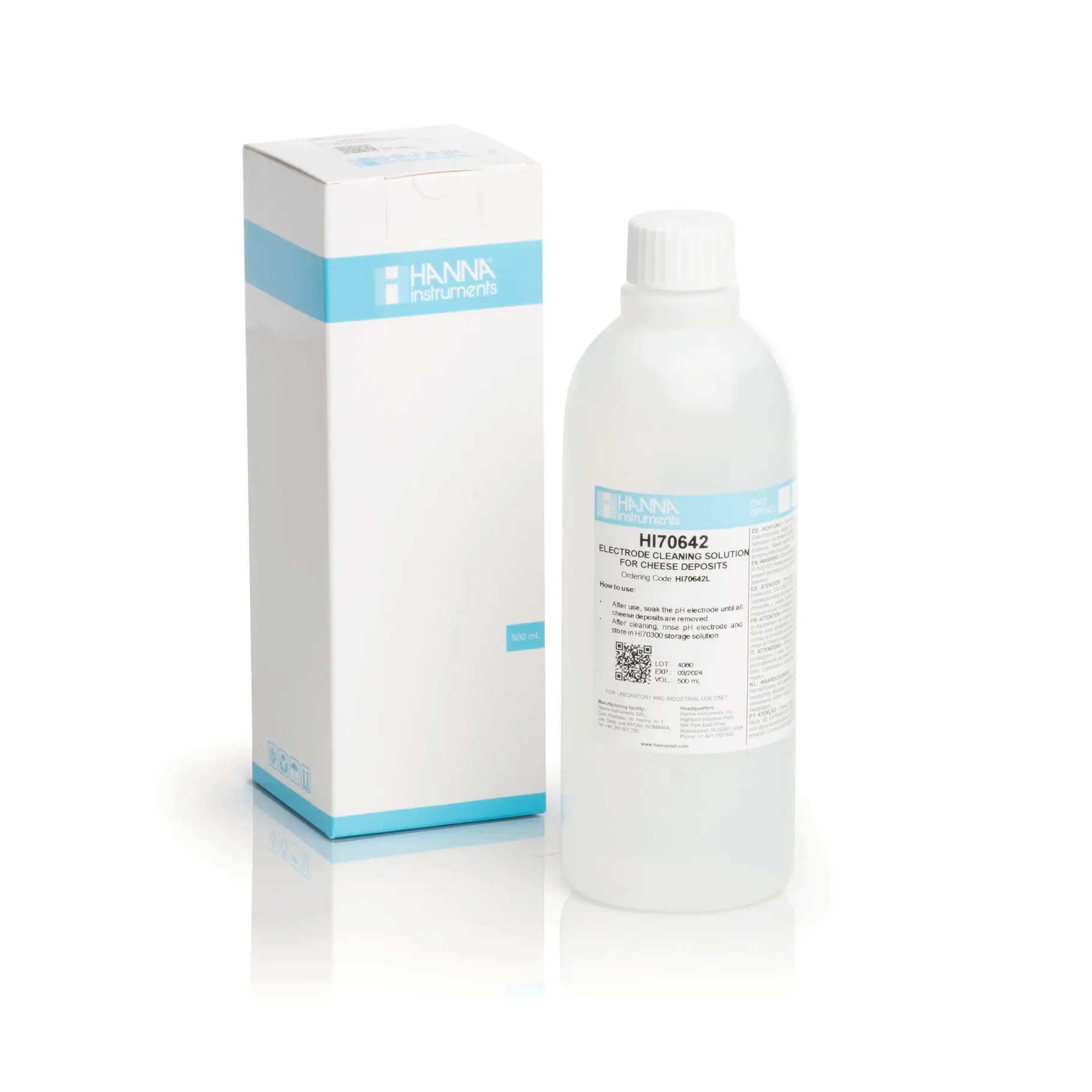 Hanna HI70642L para depósitos de queso, 500 ml